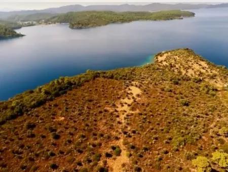 Marmaris İlçesi Gökova Körfezinde  Satılık Ada  365000M2 Arsa Alanına Sahip Olup İçerisinde Kayıtlı Ev Bulunmaktadır.